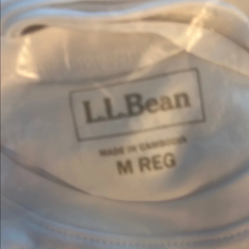 NWT!! L.L. Bean Long-Sleeved Tee. M. White. - Picture 4 of 6